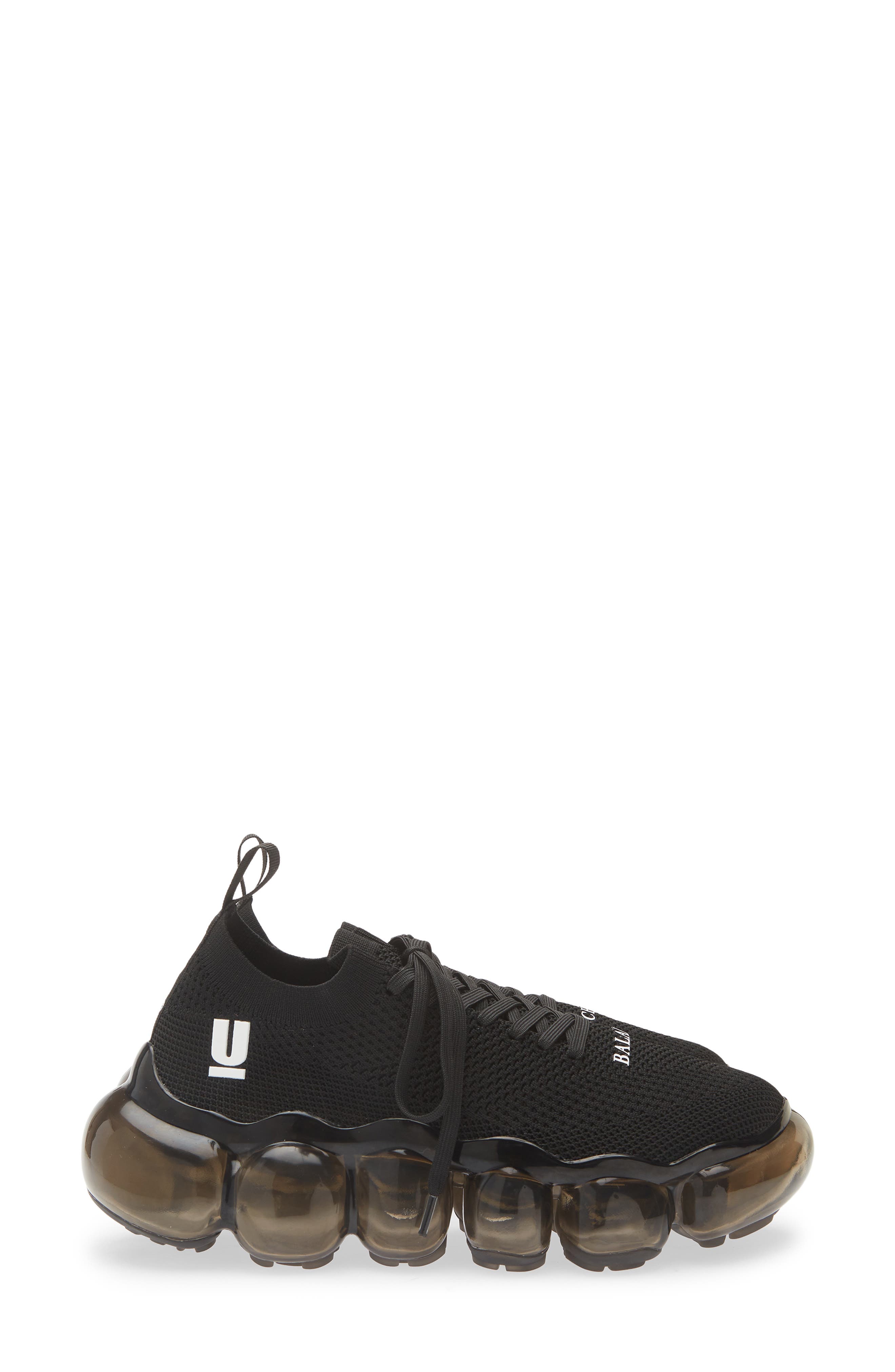 Undercover Knit Sneaker, Alternate, color, Black