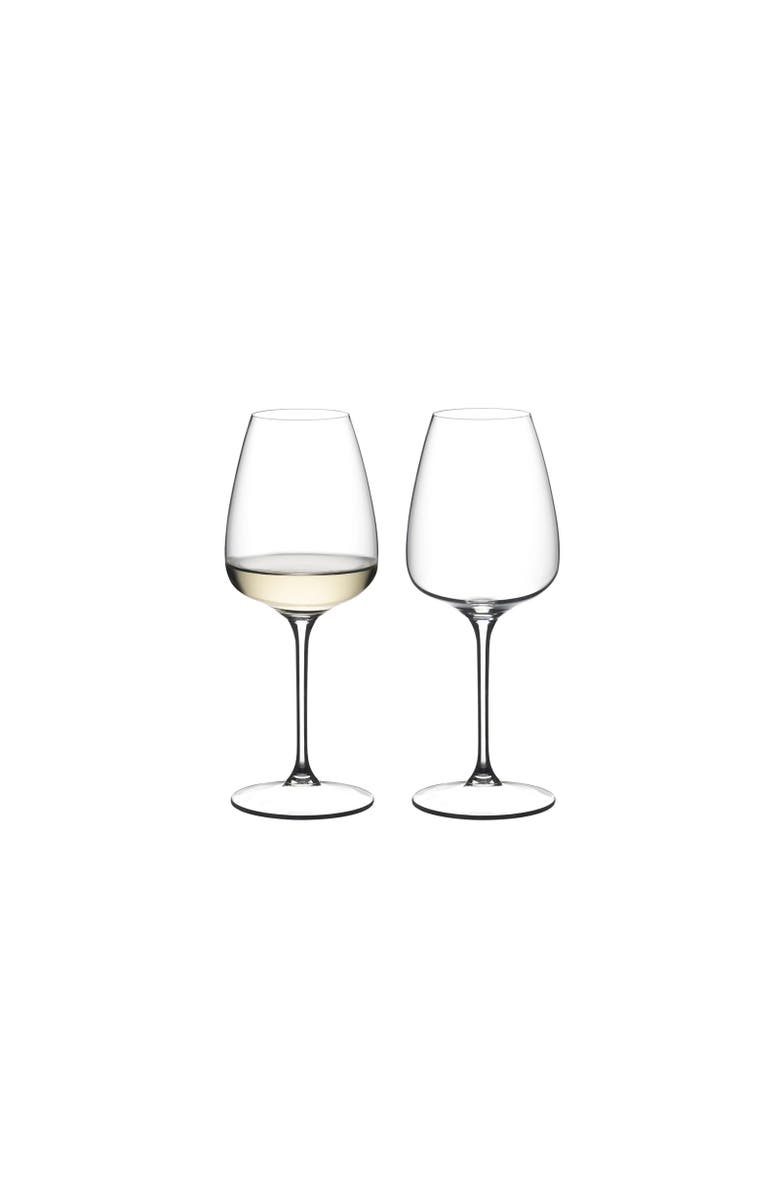 Riedel Grape@ White Wine / Champagne Glass/ Spritz Drinks, Set of 2, 19.4 ounce, Main, color, Clear