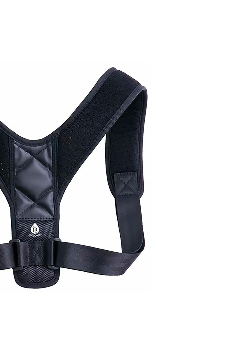 PURSONIC Adjustable Posture Corrector Upper Back, Neck and Clavicle Support, Alternate, color, Black