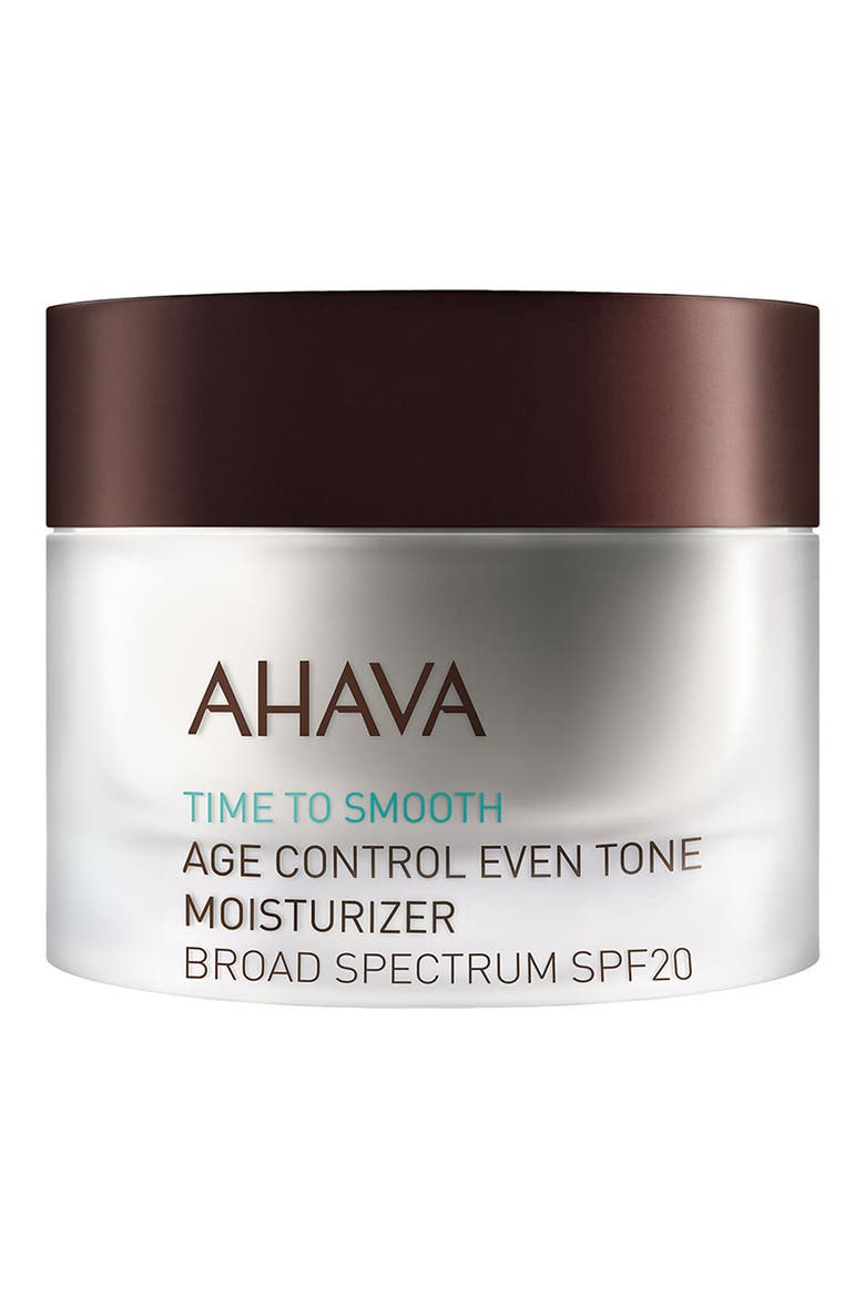 'Time to Smooth' Age Control Even Tone Moisturizer Broad Spectrum SPF 20, Main, color, NO COLOR
