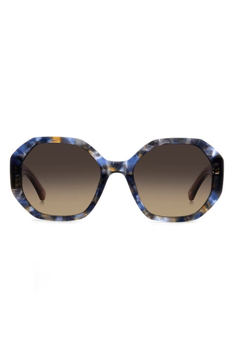 flynnie 54mm geometric sunglasses