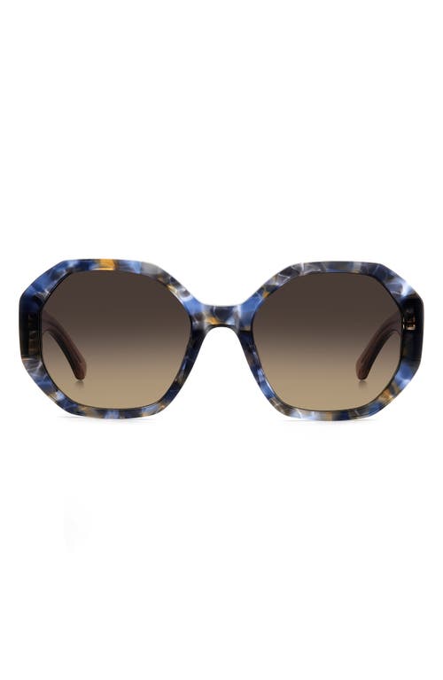 Kate Spade New York Flynnie 54mm Geometric Sunglasses
