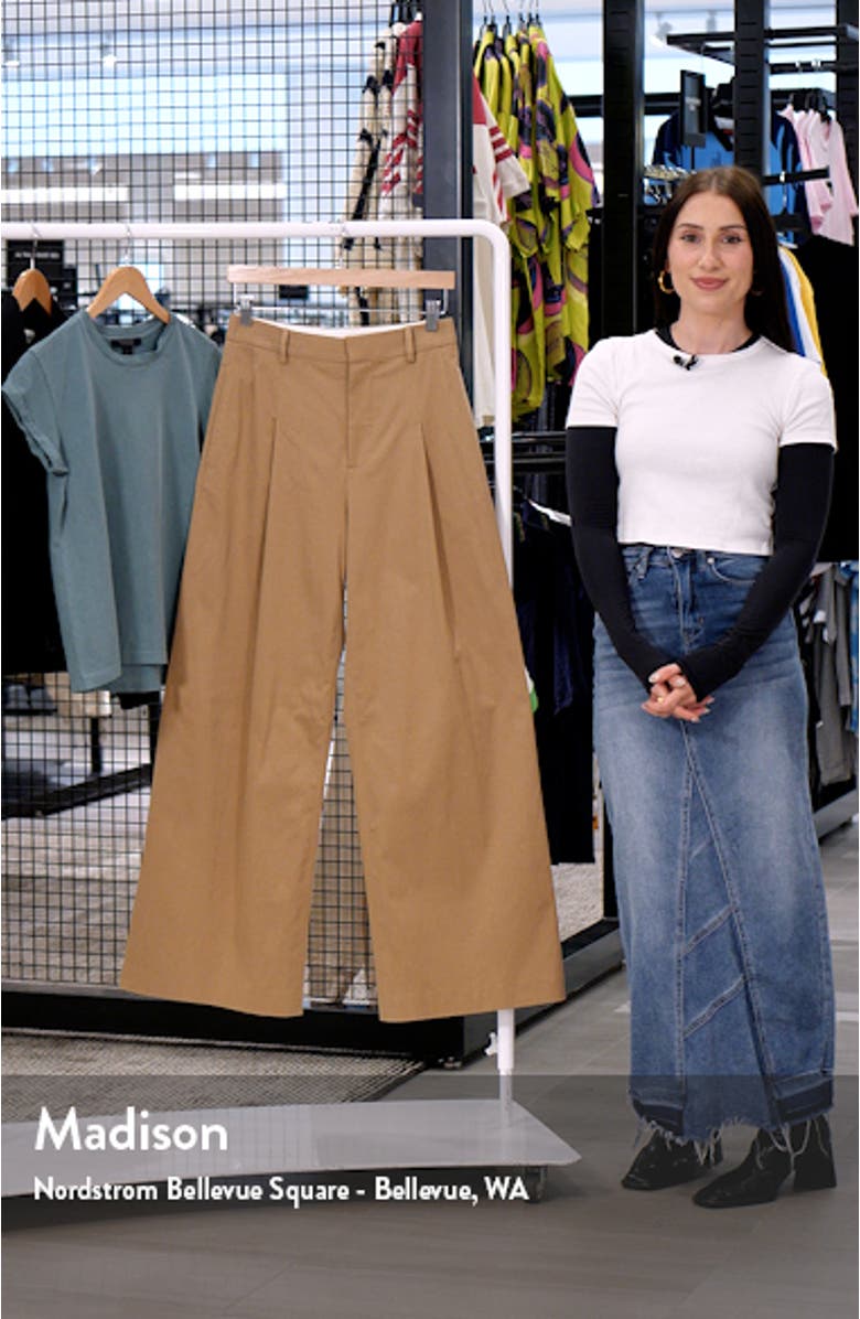 Pleated Wide Leg Trousers, sales video thumbnail