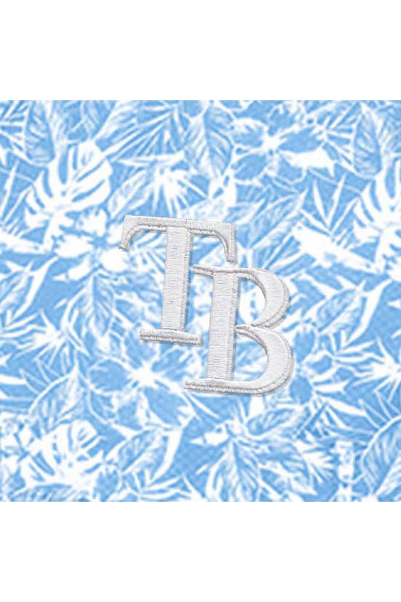 Men's Antigua Powder Blue Tampa Bay Rays Resort Button-Up Shirt, Alternate, color, Powder Blue