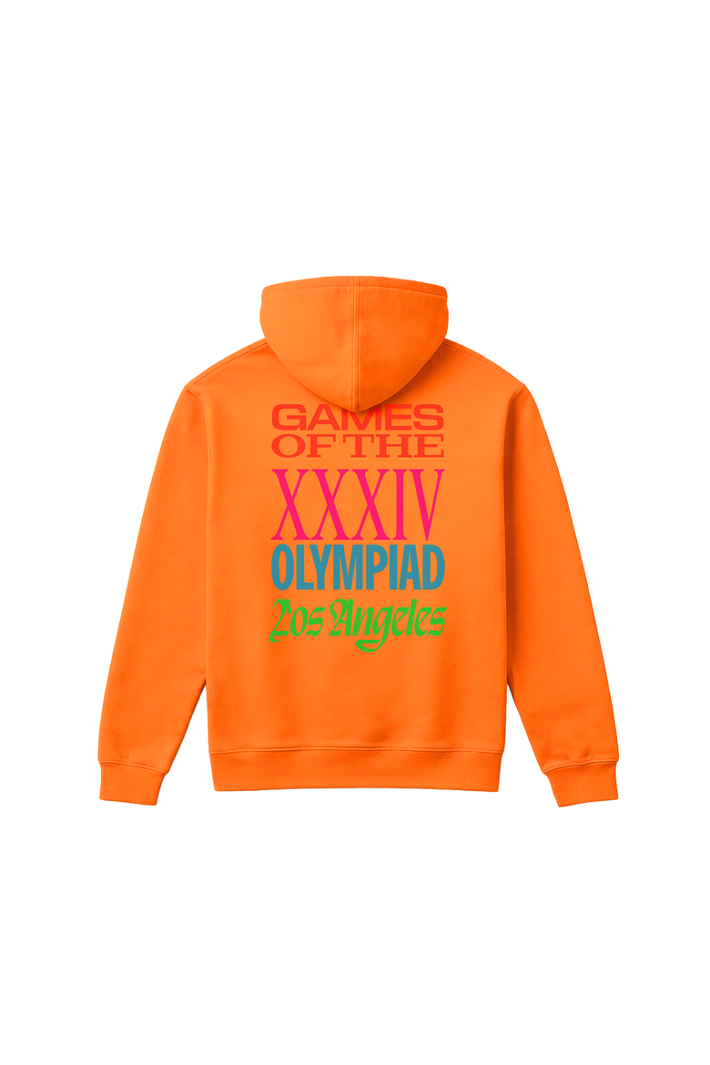 Men's Fanatics Orange LA28 Superbloom Collection Hoodie, Alternate, color, Orange