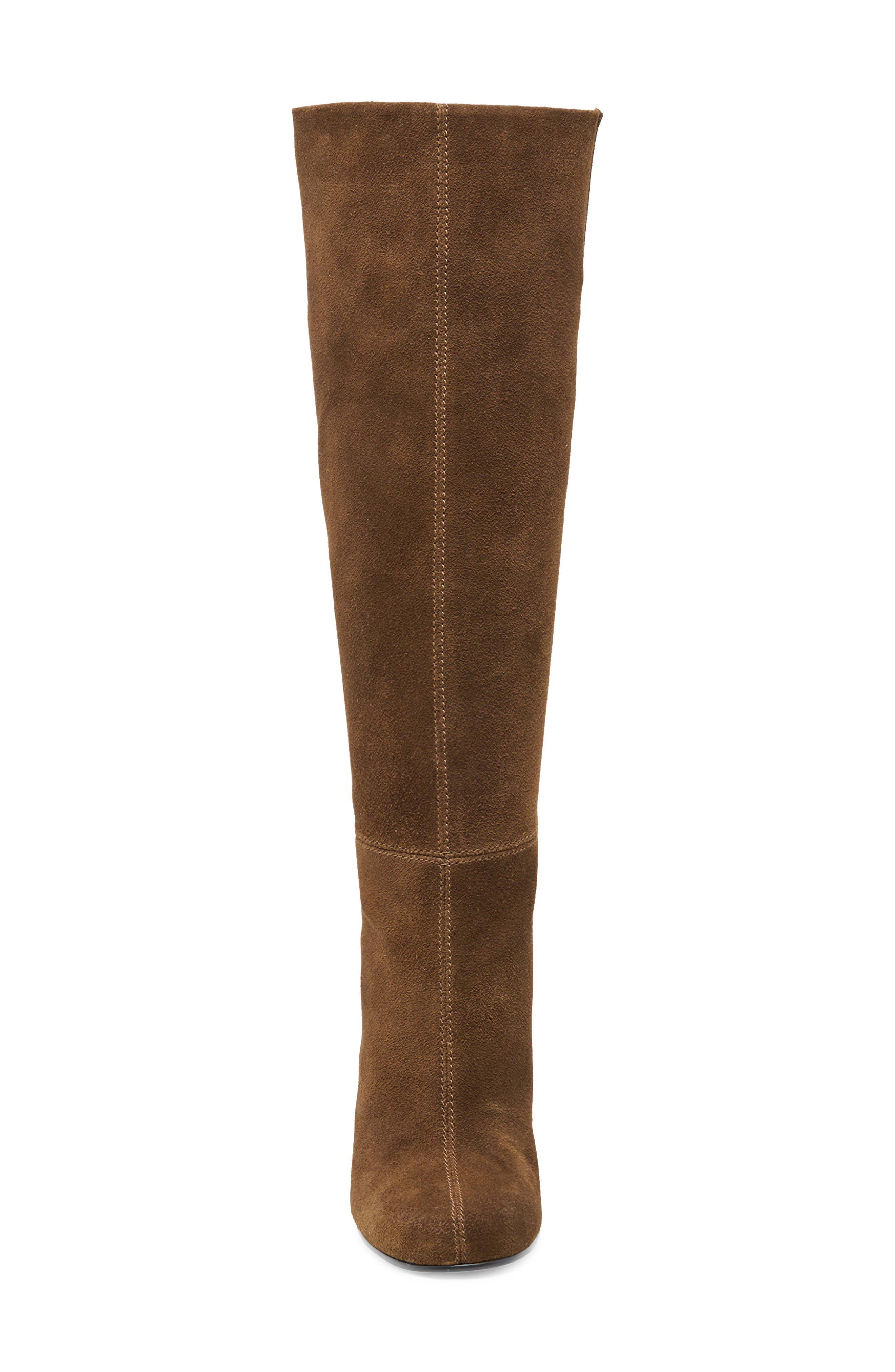 Hira Leather Wedge Boot, Alternate, color, CHESTNUT SUEDE