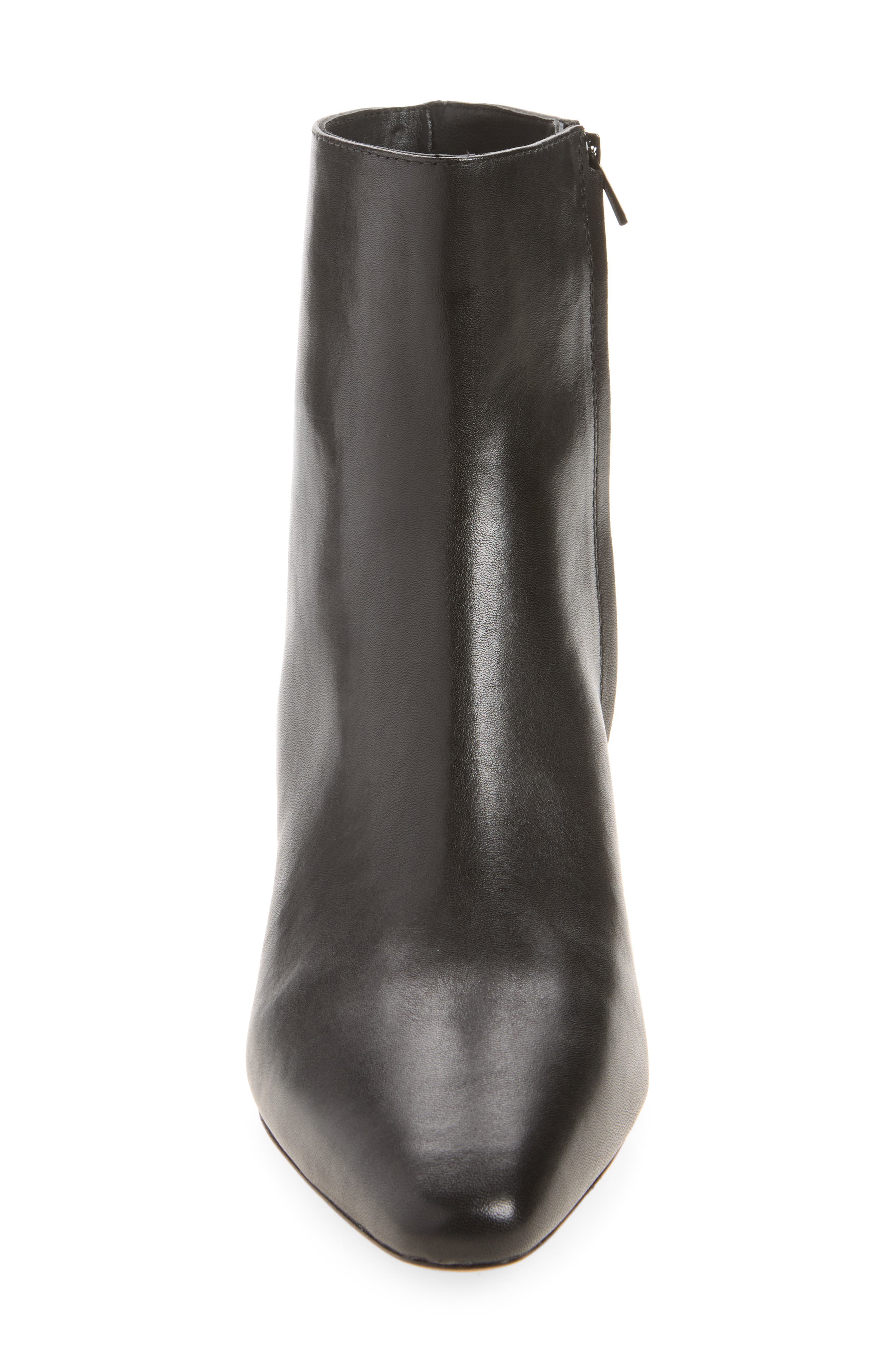 Harper Leather Bootie, Alternate, color, BLACK