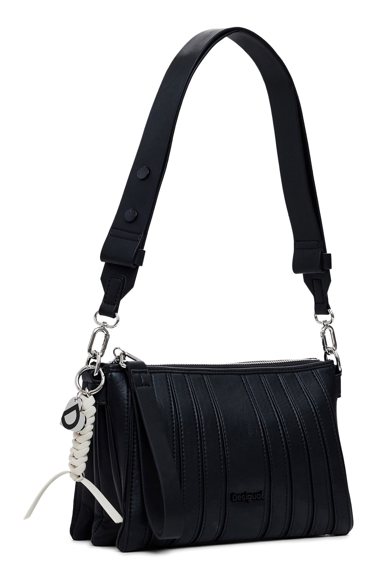 Desigual Faux Leather Crossbody Bag, Alternate, color, 
