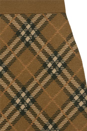 Burberry Check Wool Blend Mini Skirt | Nordstrom