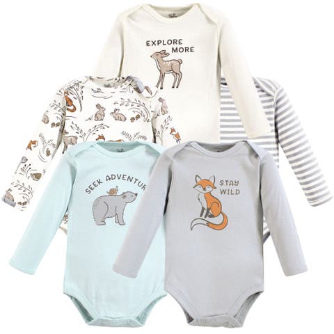 Organic Cotton Long-Sleeve Bodysuits