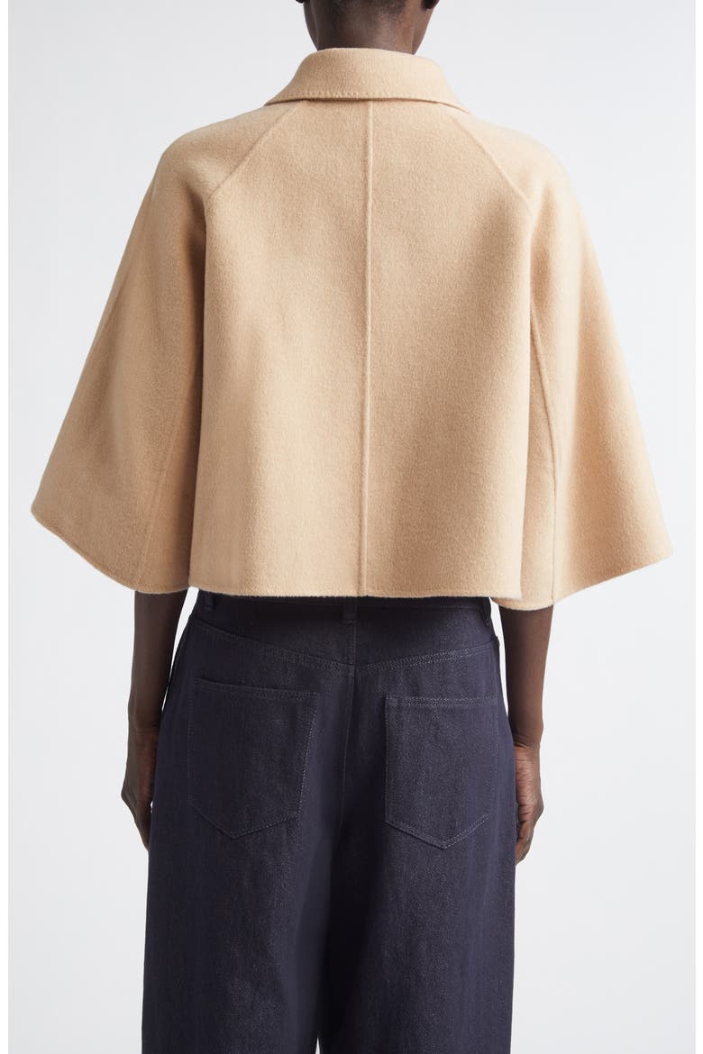 Double Face Wool & Cashmere Crop Jacket, Alternate, color, NATURAL