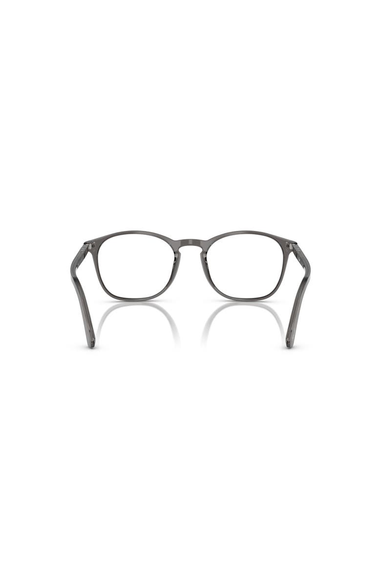 Persol 50mm Square optical glasses, Alternate, color, Grey