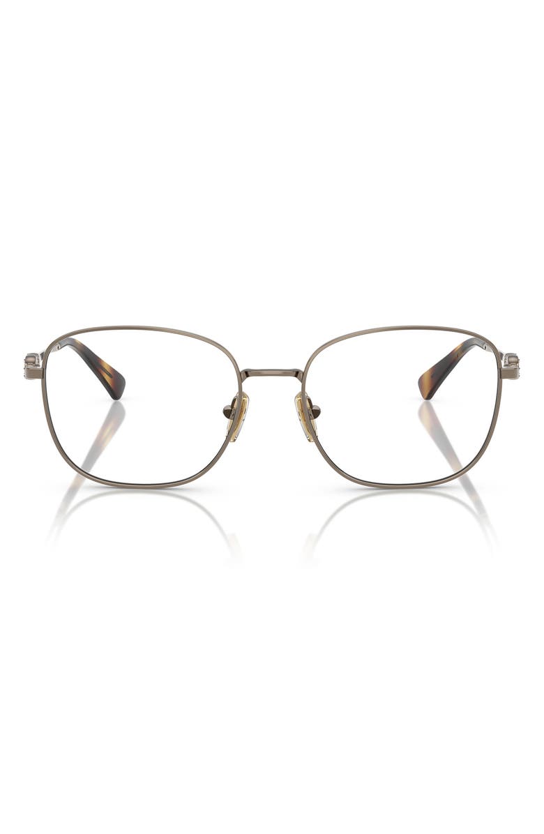 VOGUE 52mm Square Optical Glasses, Main, color, Lite Brown