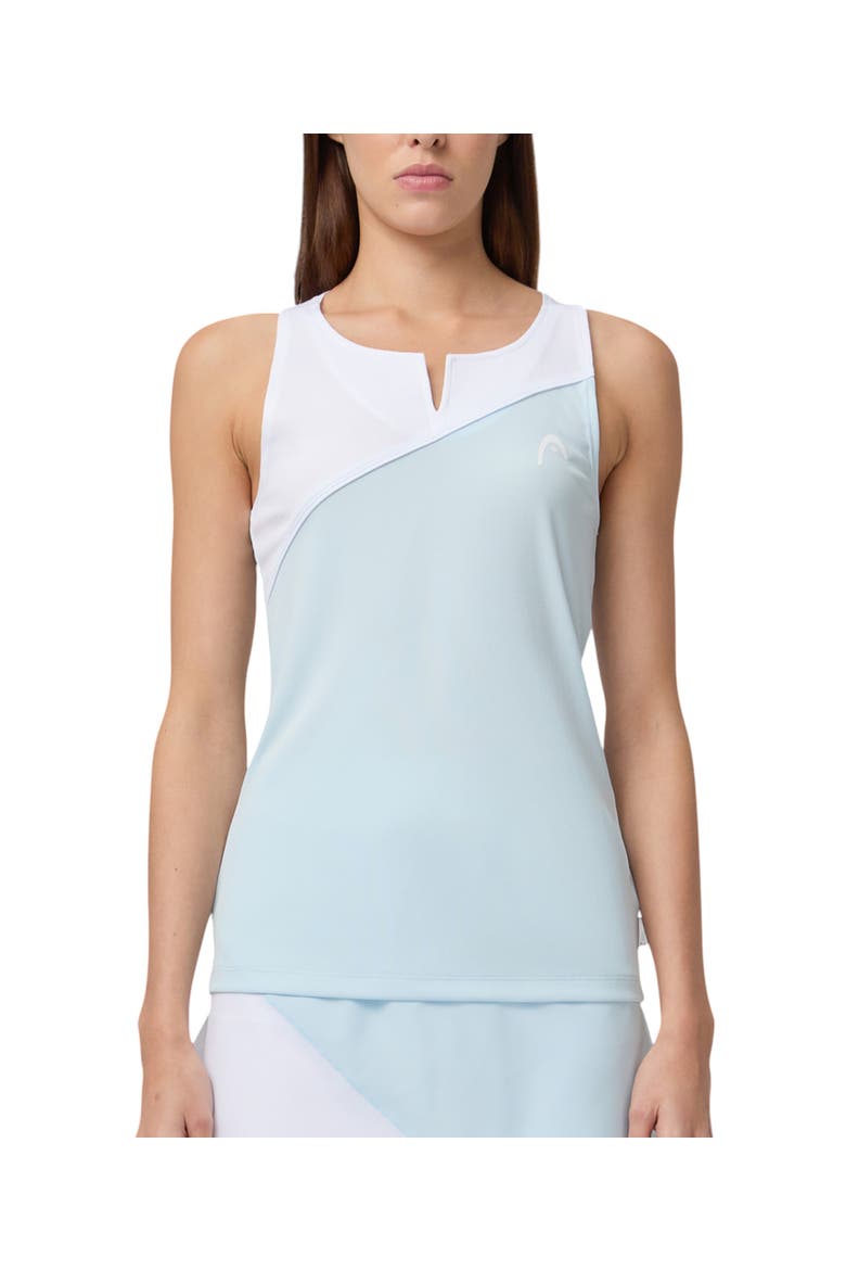 SPIRIT Tank Top, Main, color, Light Blue/White