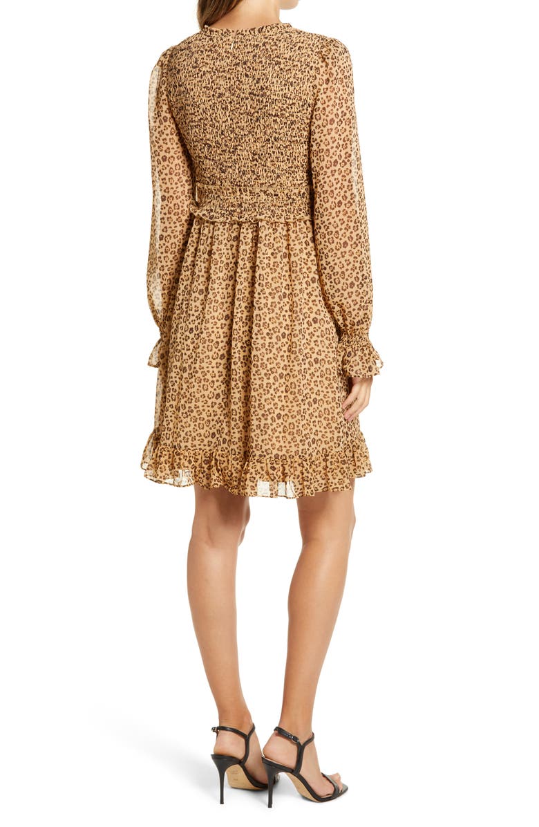 Rachel Parcell Smocked Ruffle Dress, Alternate, color,