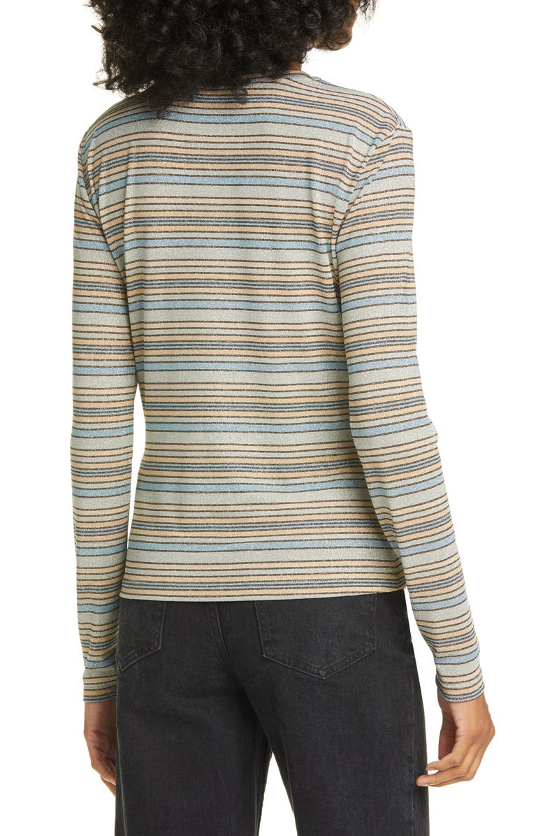 Stine Goya Maya Metallic Stripe Top, Alternate, color, 