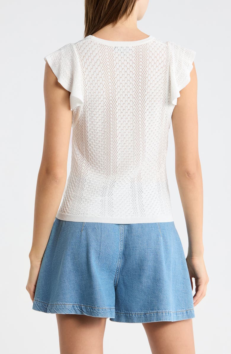 PAIGE Margo Cap Sleeve T-Shirt, Alternate, color, White