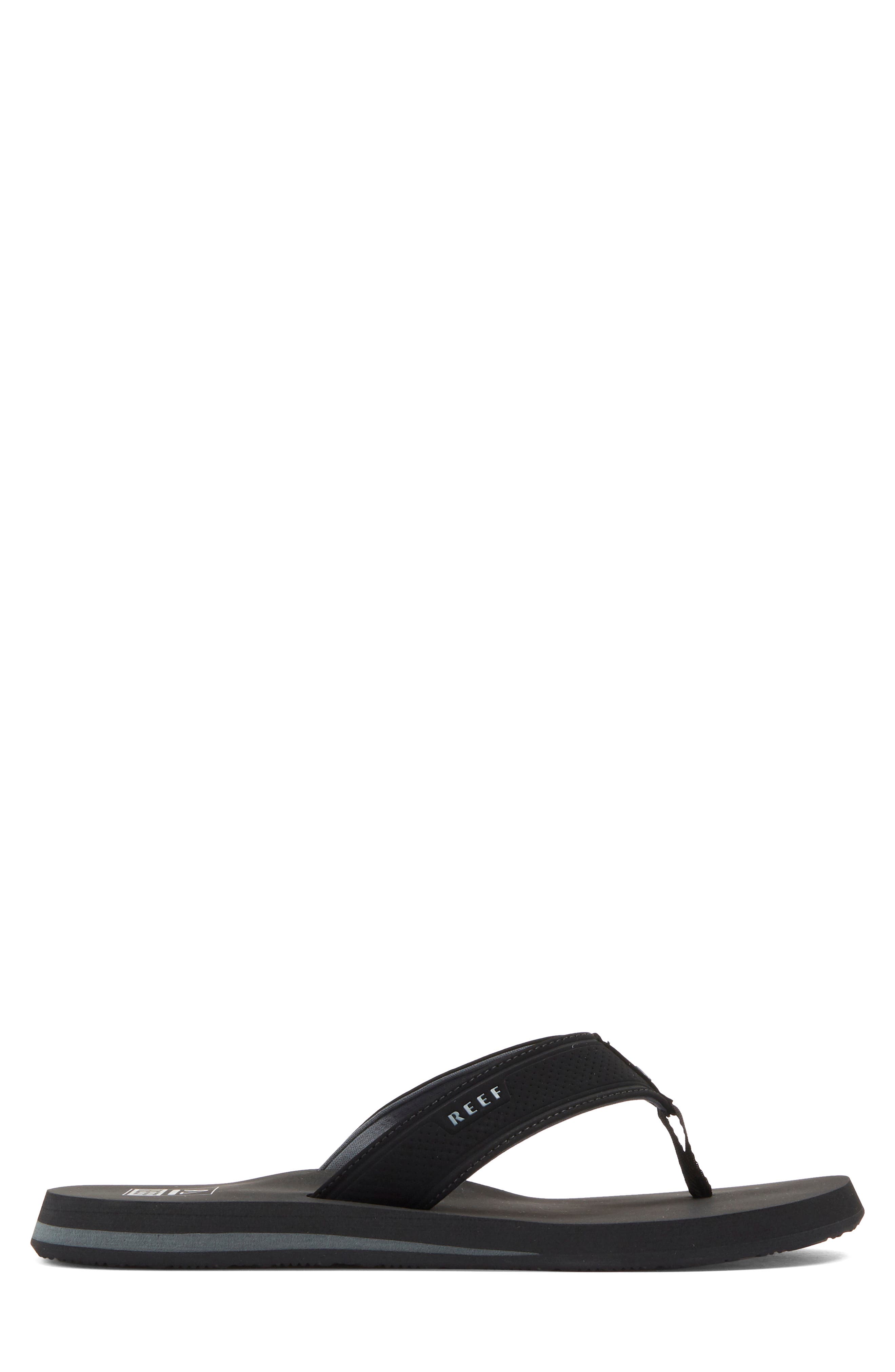 The Layback Flip Flop, Alternate, color, BLACK