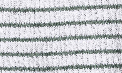 Tommy Bahama Stripe Crochet Tank In Dark Jade