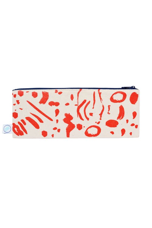 Dance Happy Be You, Not Them Pencil Case In Tango Red
