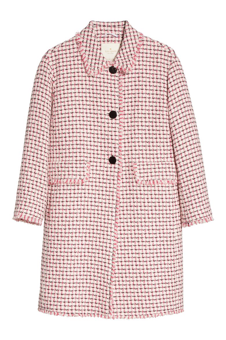 tweed coat, Alternate, color, MULTI