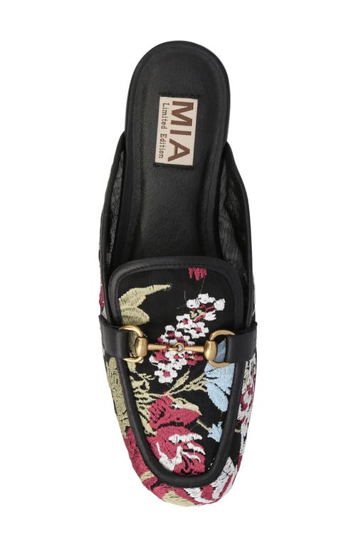 Mia Bouquet Bit Loafer Mule In Multi