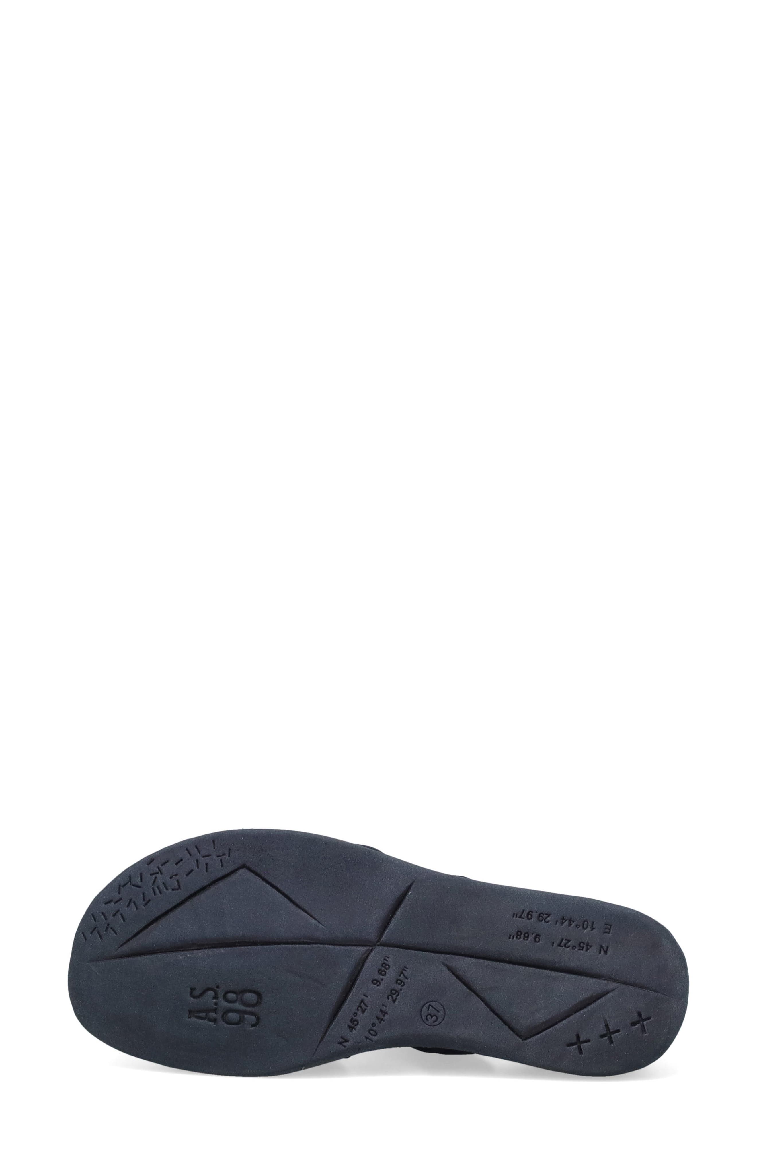 A.S.98 Scotty Slingback Sandal, Alternate, color, Black