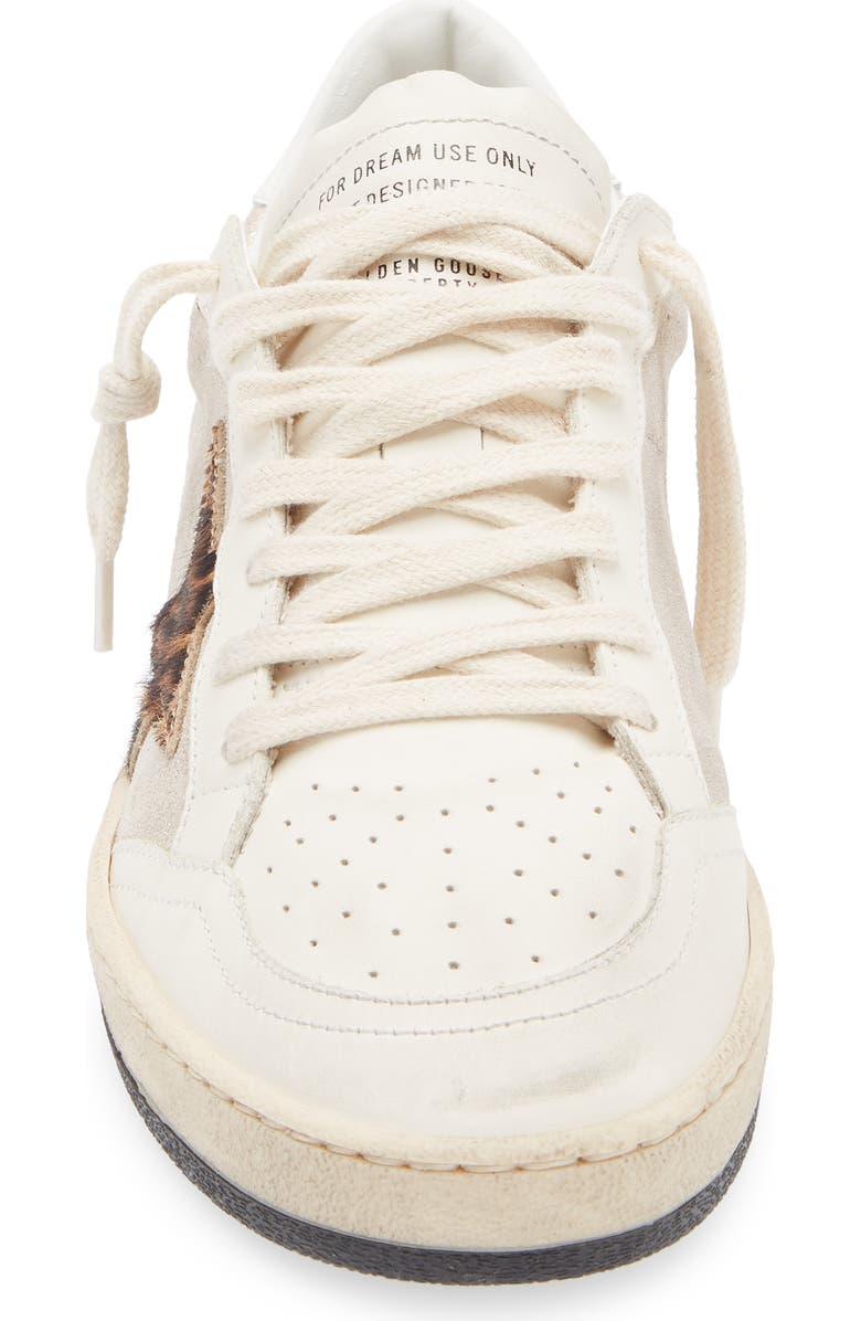 Golden Goose Ball Star Genuine Calf Hair Sneaker, Alternate, color, Platinum/ White/ Pony