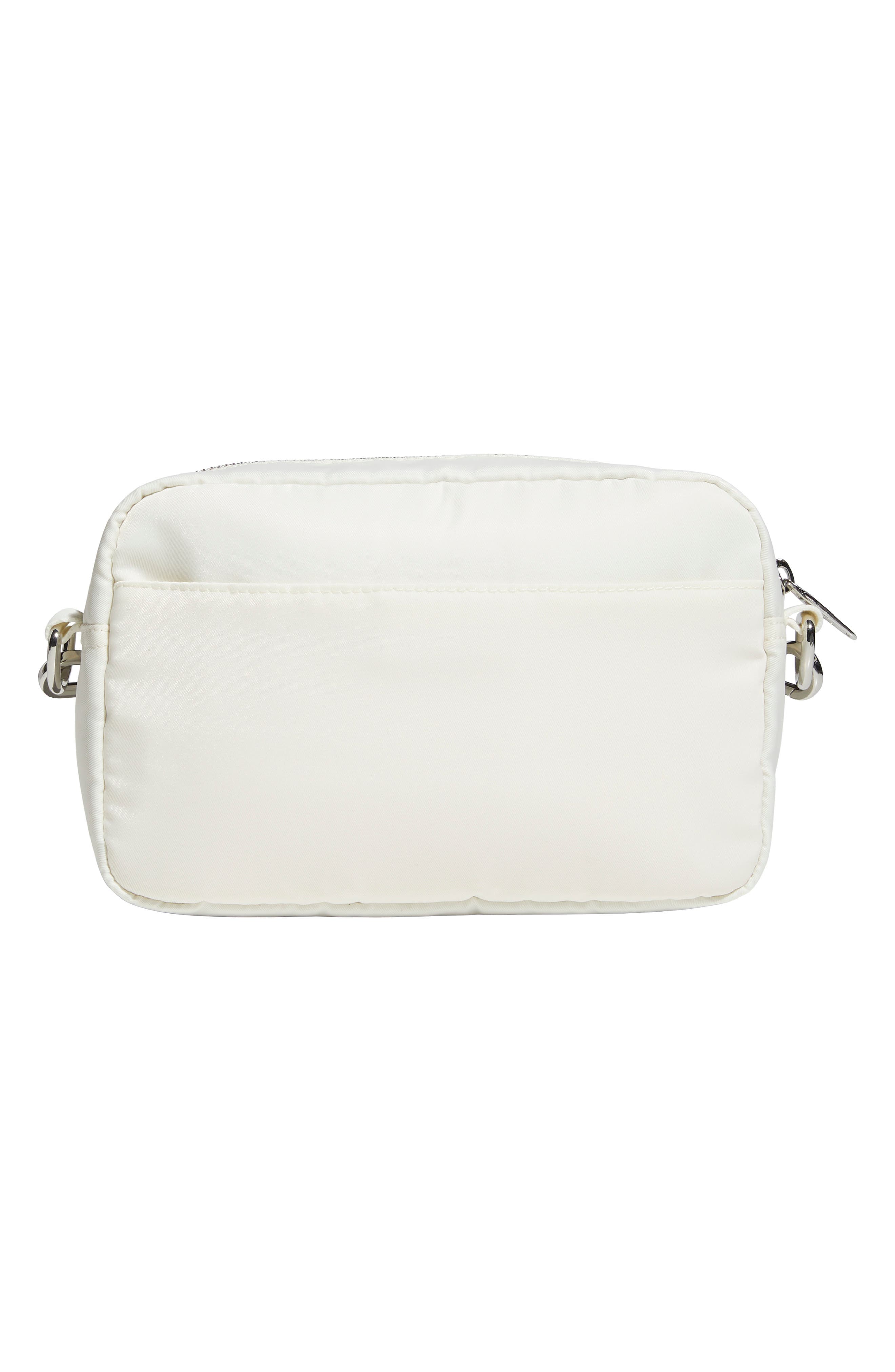 Luxe Crossbody Bag, Alternate, color, OFF WHITE/ SILVER METALLIC