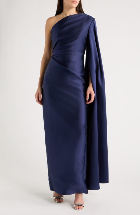 Veya One-Shoulder Gown