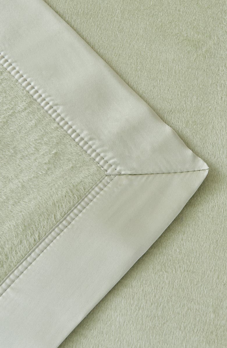 MELANGE HOME Plaza Silk Blanket, Alternate, color, Sage