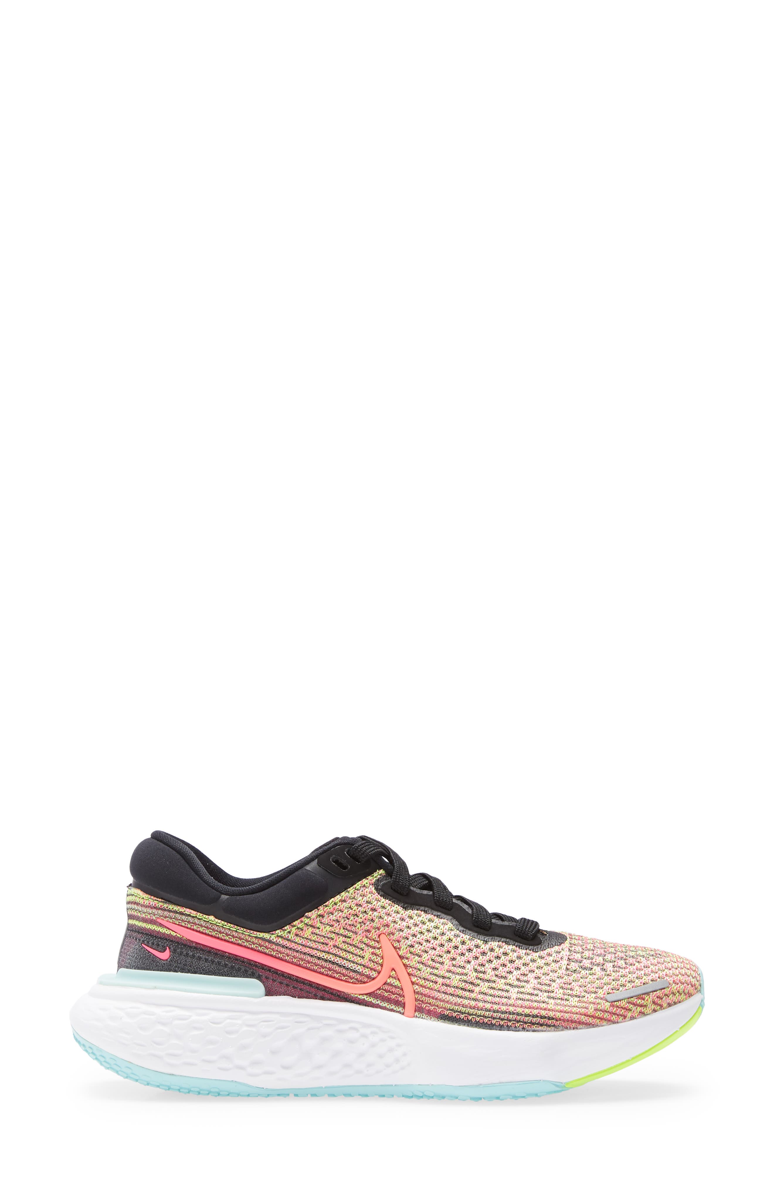 ZoomX Invincible Run Flyknit Running Shoe, Alternate, color, VOLT/ MANGO/ BLACK/ DEW