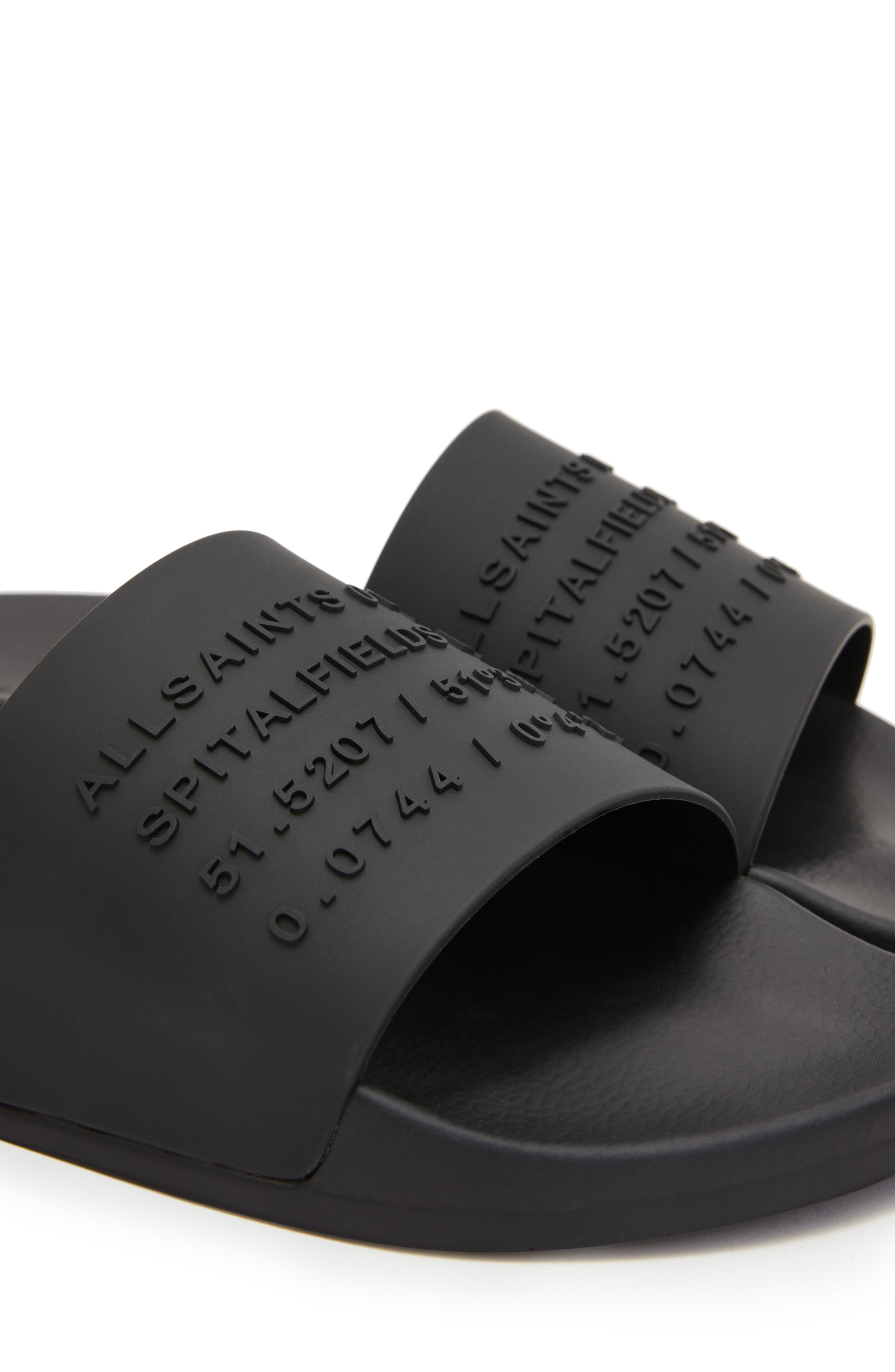 AllSaints Renegade Slide Sandal, Alternate, color, 