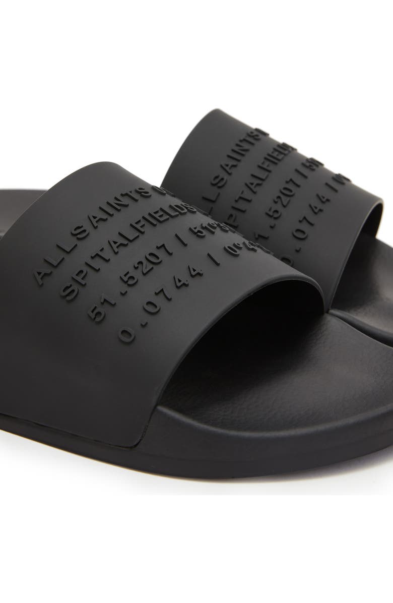 AllSaints Renegade Slide Sandal, Alternate, color,