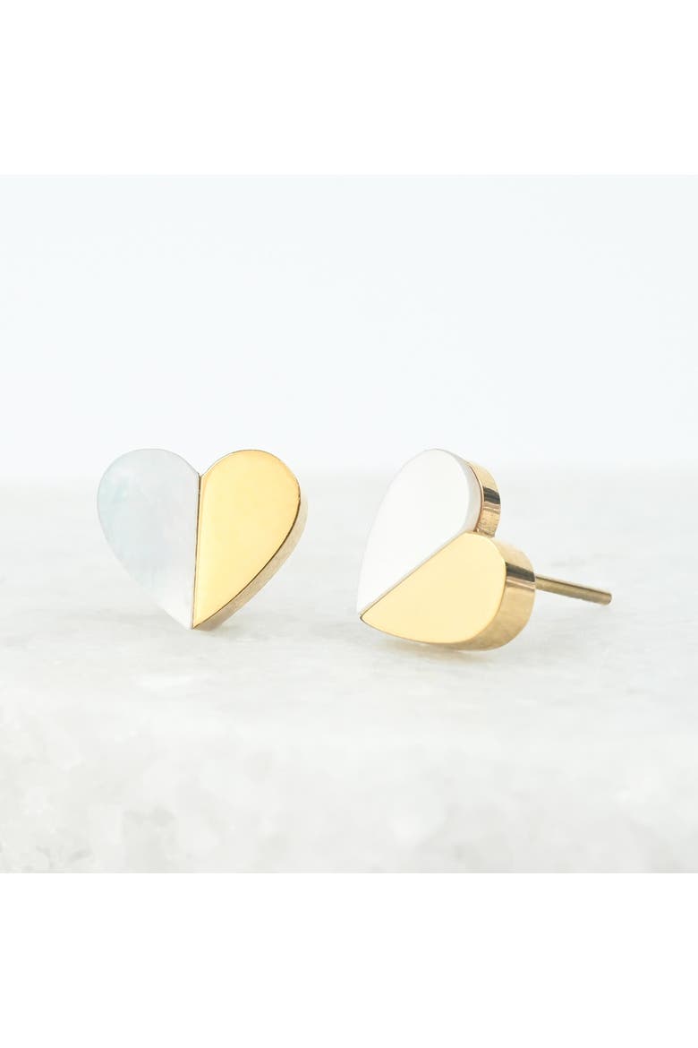Give Hope Earrings, Main, color, Gold