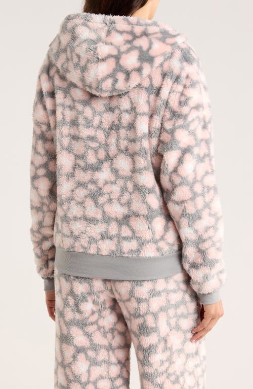 Honeydew Ice Breaker Fair Isle Fleece Hoodie In Pink