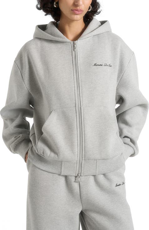 Unisex Signature Relaxed Fit Zip Hoodie