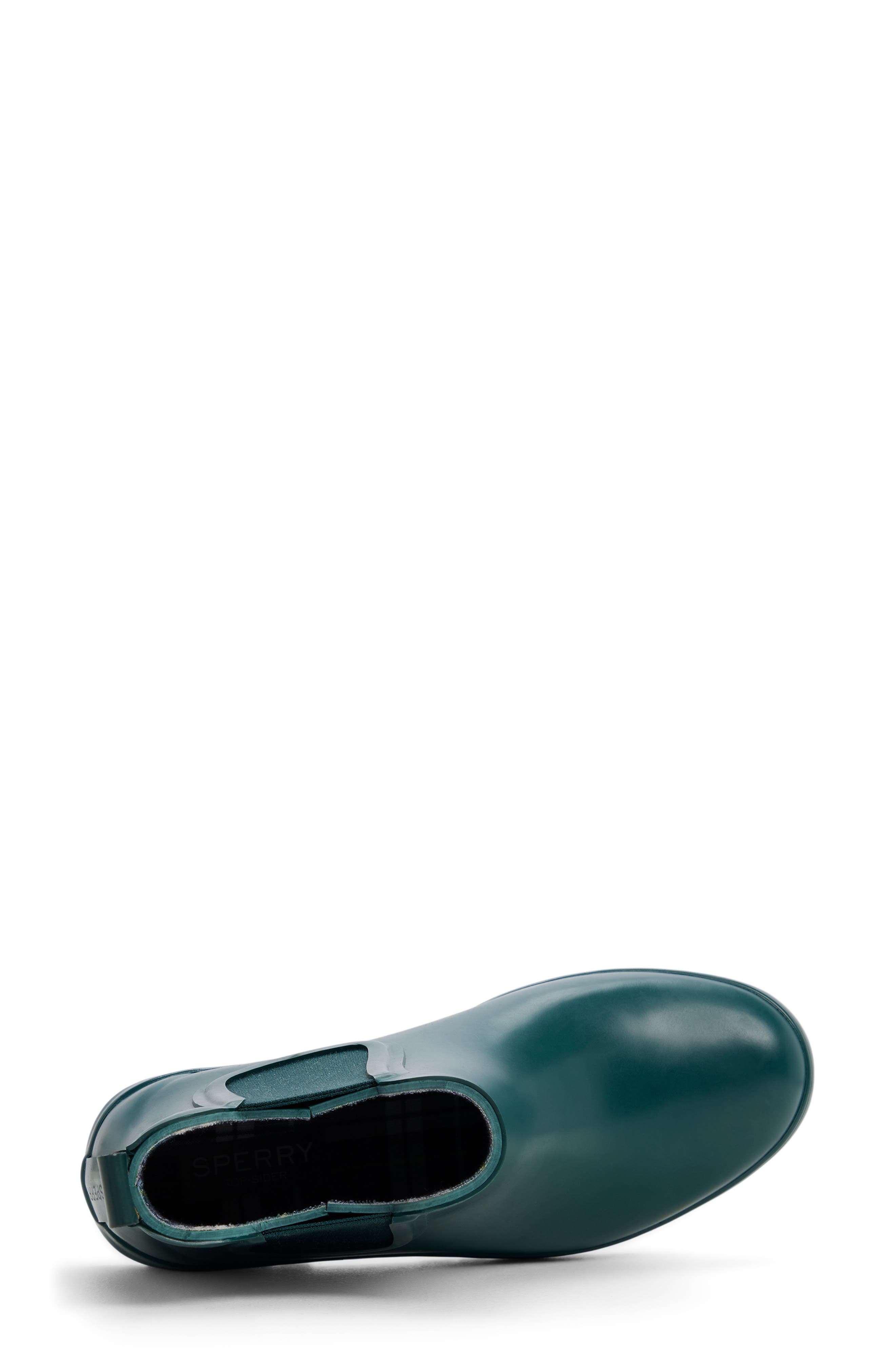 Drizzle Waterproof Chelsea Rain Boot, Alternate, color, PINE GREEN