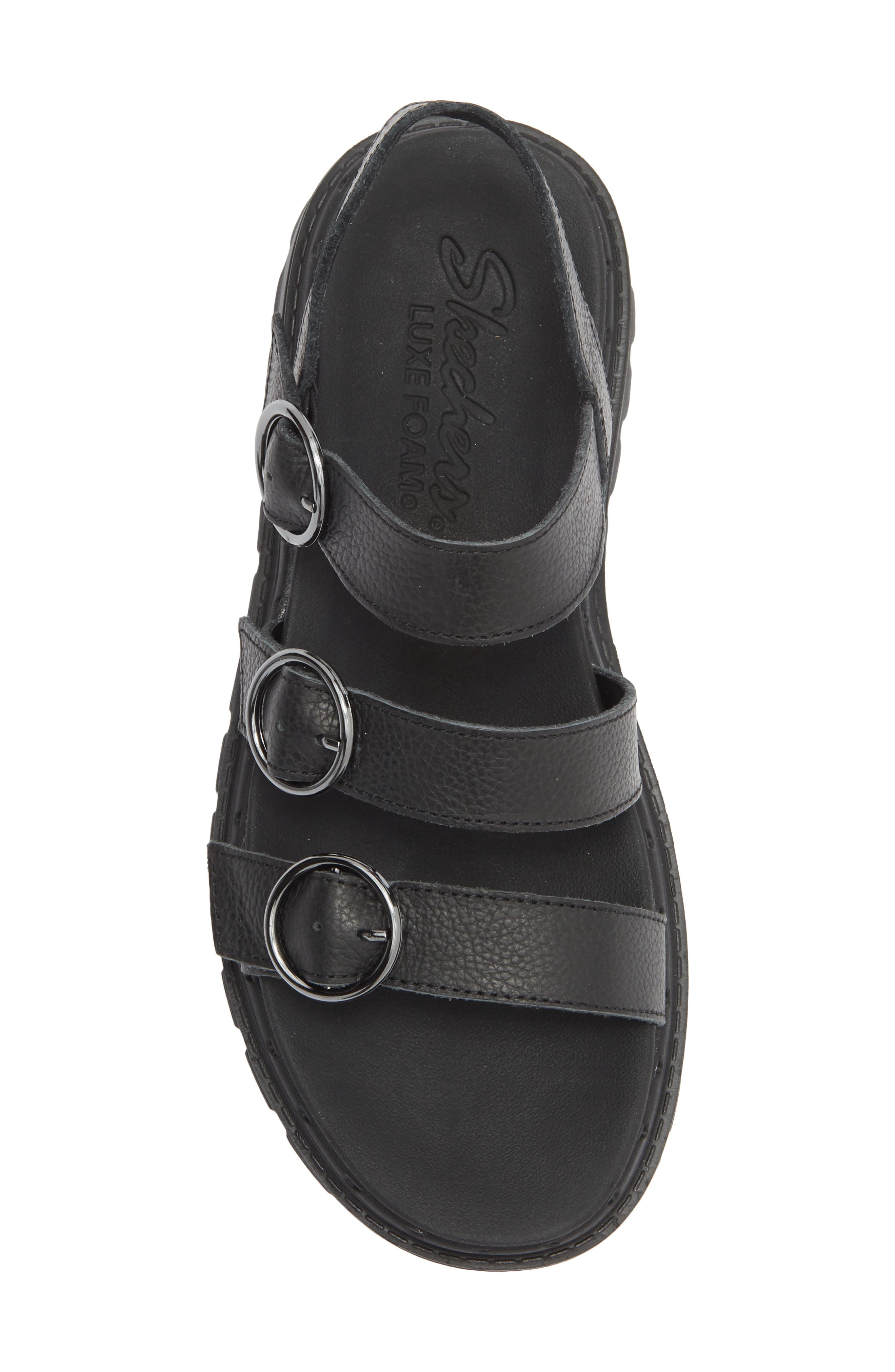 SKECHERS Jammers Lite Poppin Sandal, Alternate, color, Black