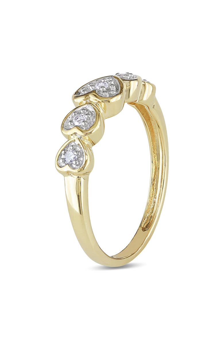 DELMAR Diamond Heart Ring, Alternate, color,