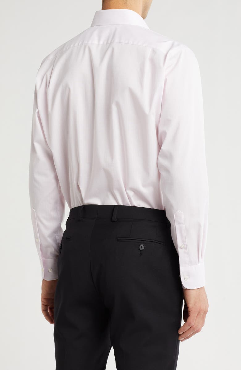 NORDSTROM RACK Traditional Fit Bradford Plaid Non-Iron Button-Up Shirt, Main, color, Pink Bradford Plaid