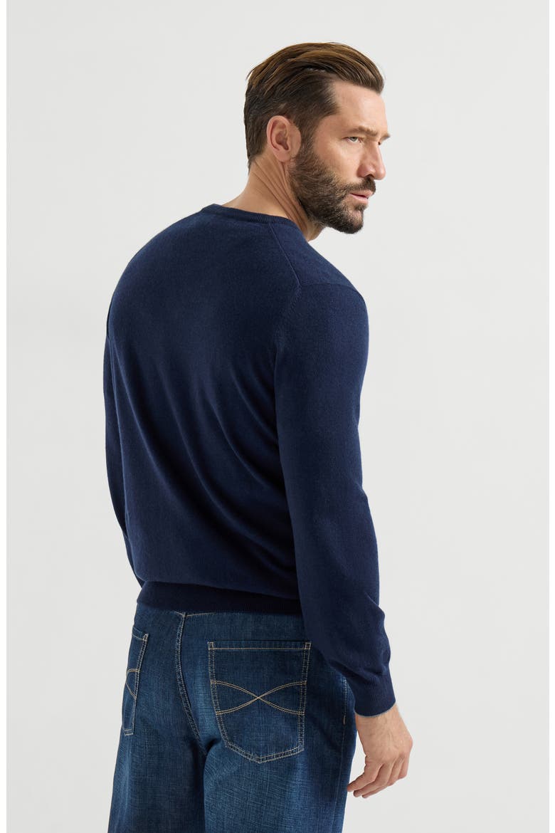 Cashmere sweater, Alternate, color, Navy Blue