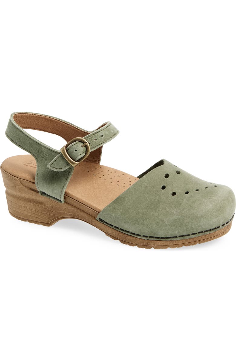 Sanita Heart Clog, Main, color, Khaki