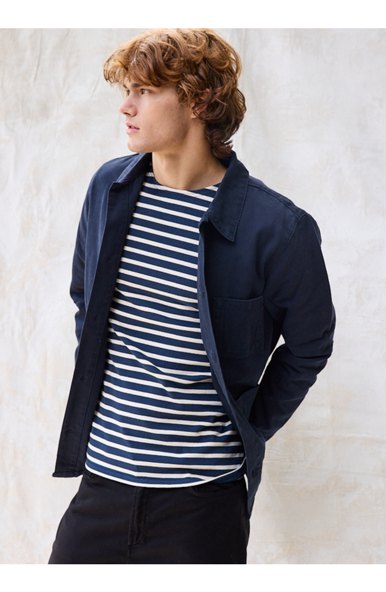 Saint James SIROCCO II - French Chore Canvas Jacket, Alternate, color, Navy