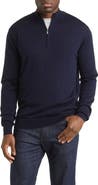 Peter Millar Crown Soft Quarter Zip Merino Wool Blend Pullover