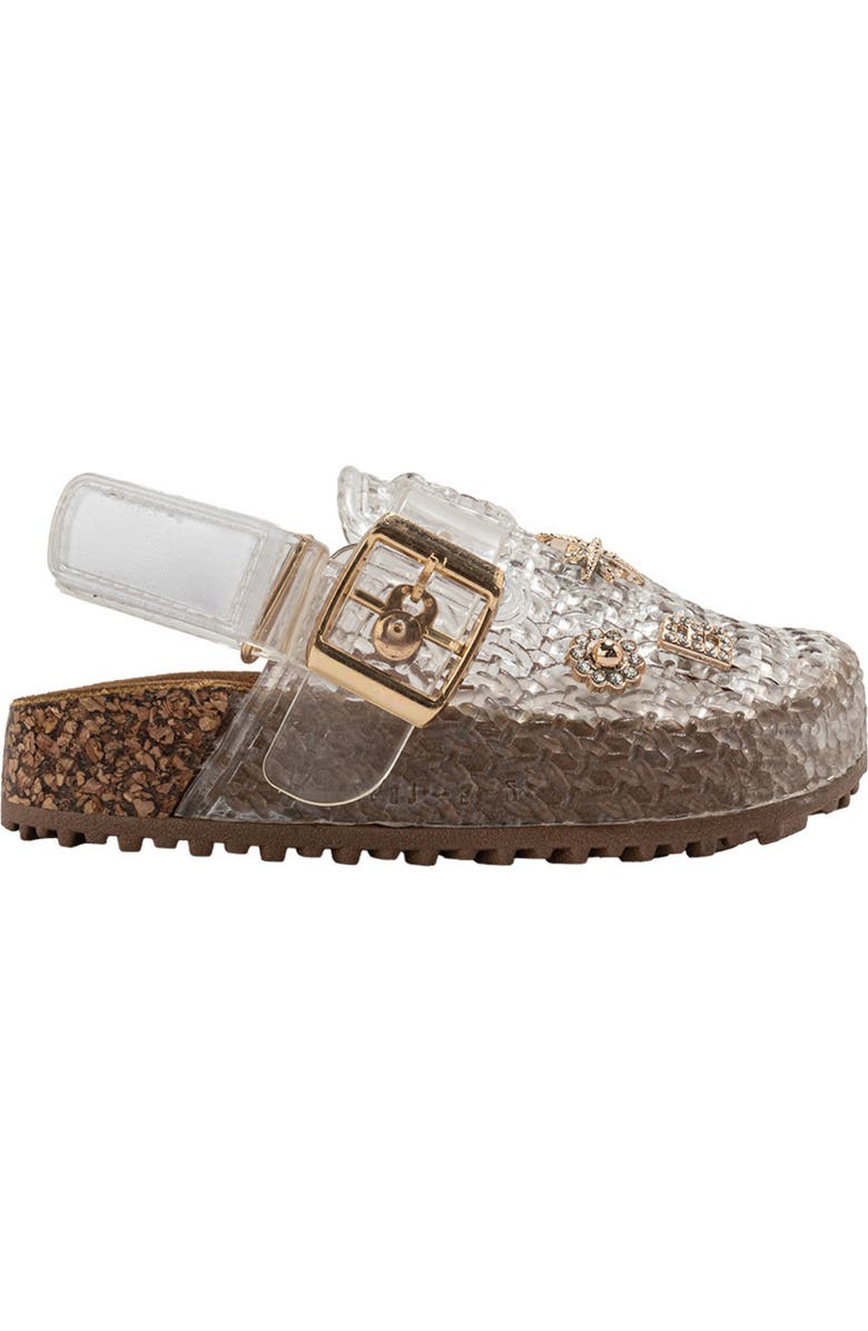 bebe Ruby Sandal, Alternate, color, Clear