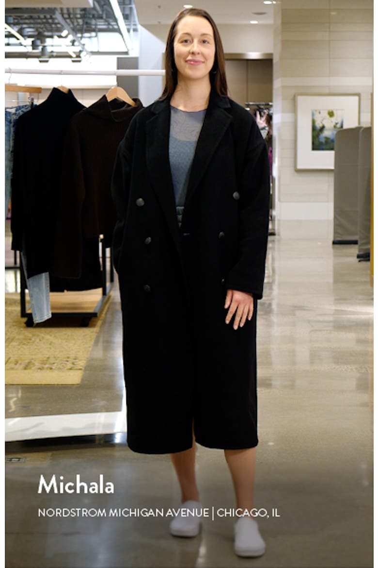 Thea Double Breasted Wool Coat video