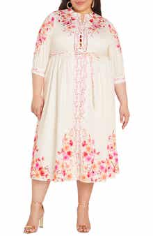 Annabelle Belted Midi Shirtdress