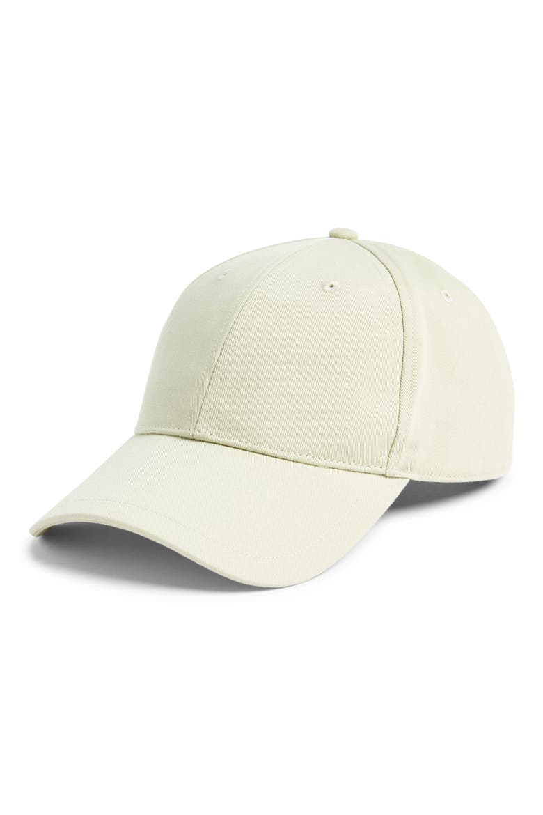 Harlow Cotton Twill Ball Cap, Main, color, PISTACHIO