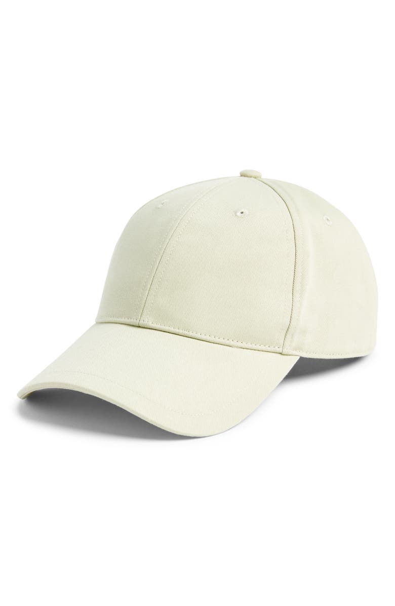 rag & bone Harlow Cotton Twill Ball Cap, Main, color, Pistachio